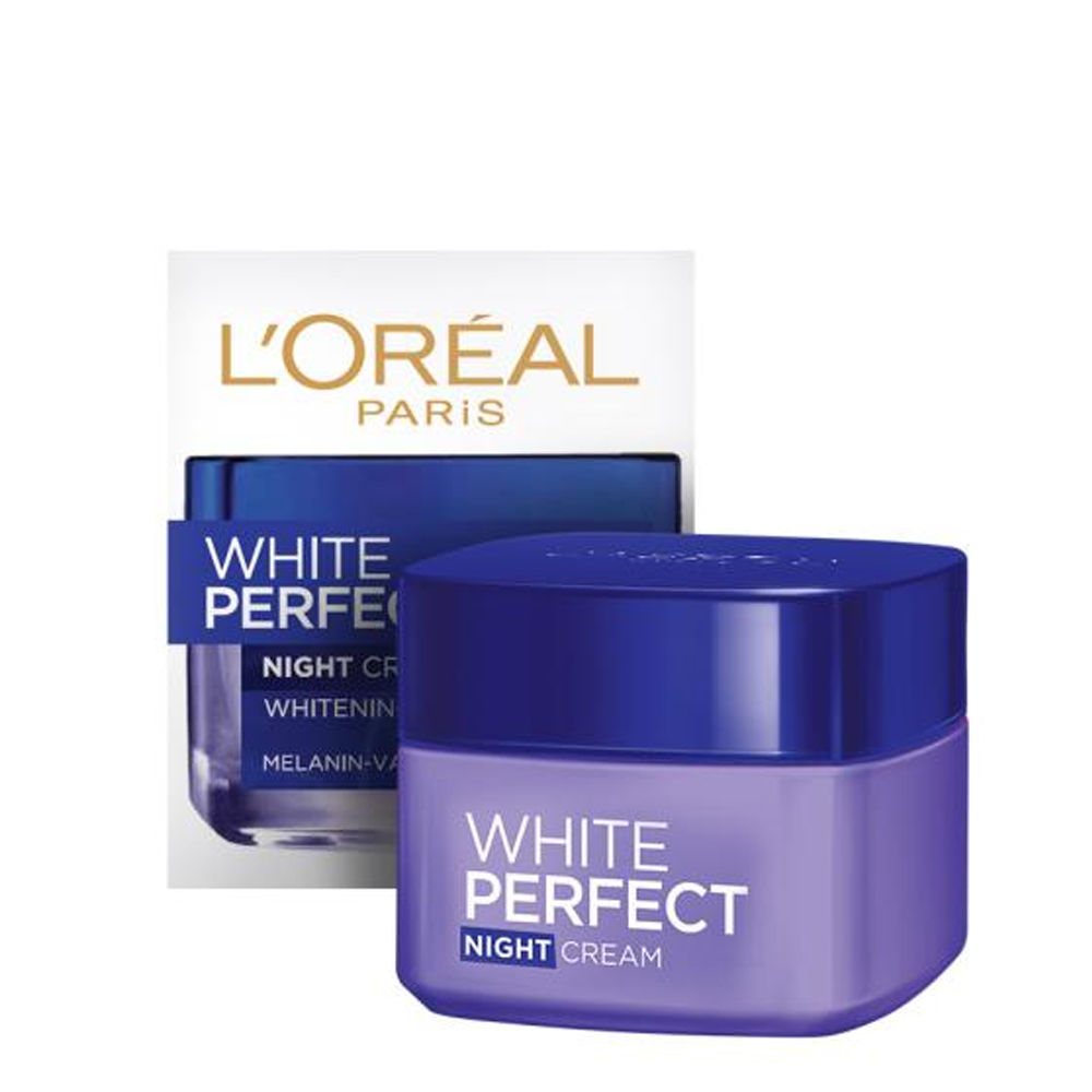 Kem Dưỡng Sáng Da Ban Đêm L'oreal White Perfect Night Cream 50Ml