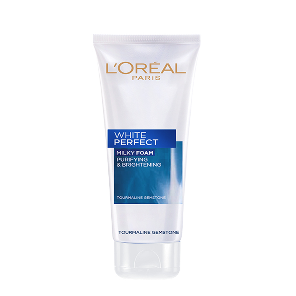 Sữa Rửa Mặt Làm Sáng Da L’oreal White Perfect Purifying & Brightening Milky Foam 100Ml