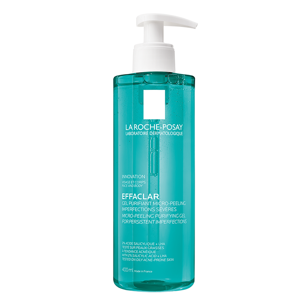 Gel Rửa Mặt & Tắm La Roche - Posay Effaclar Micro - Peeling Purifying Gel 400Ml