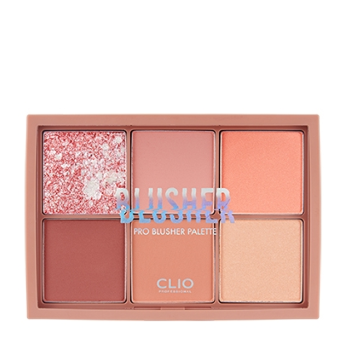 Bảng Phấn Má Hồng Clio Pro Blusher Palette 01 Mute Petal (3.2Gx6)