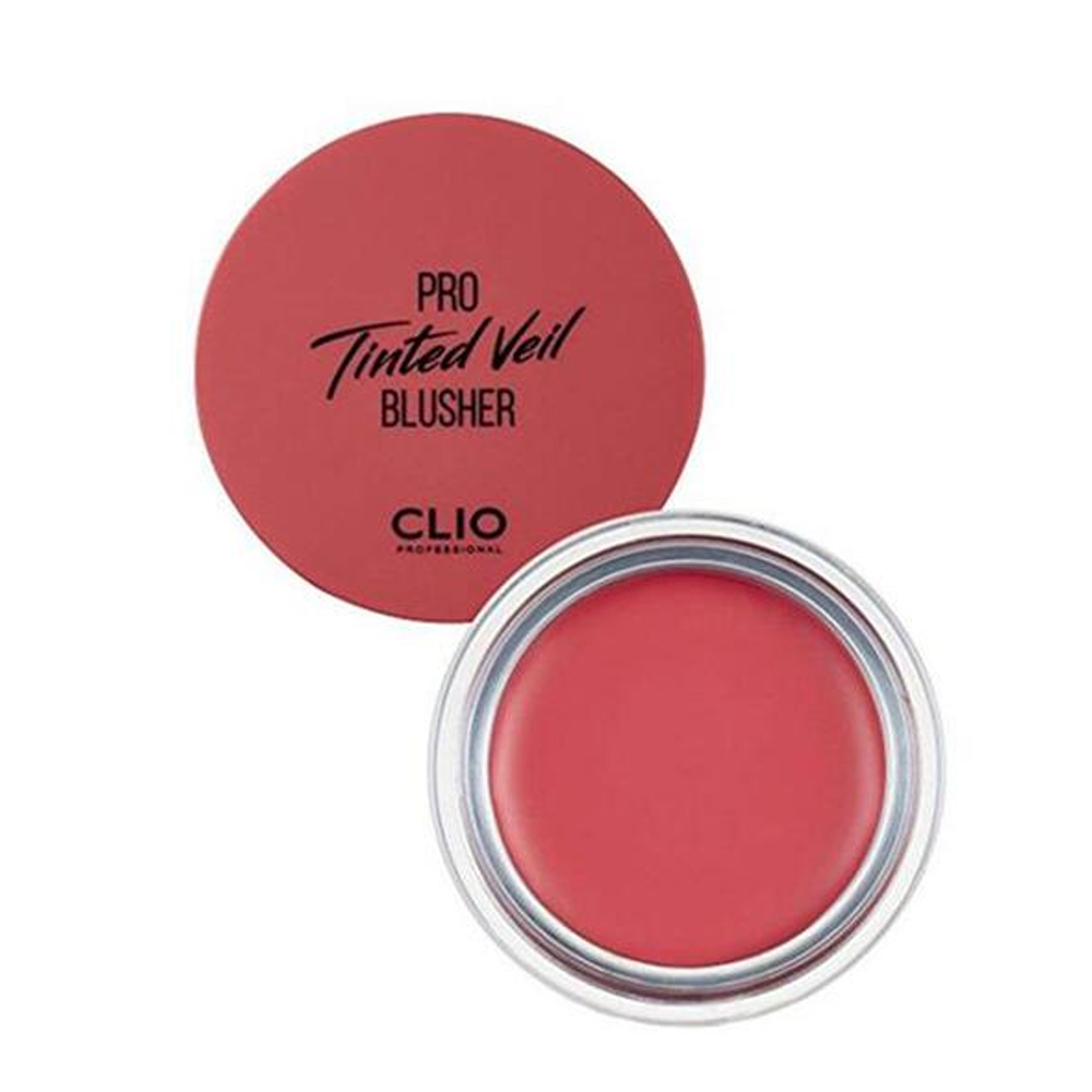 Má Hồng Dạng Kem Hiệu Ứng Căng Mượt Clio Pro Tinted Veil Blusher 4.5G 002 Watch Out