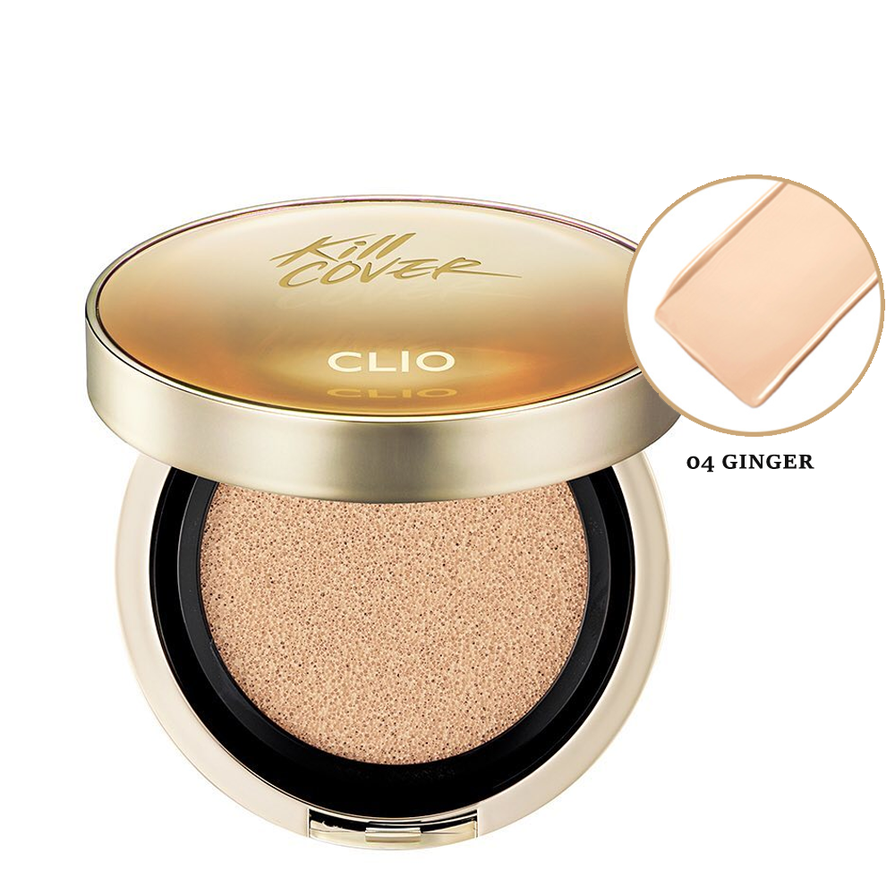 Phấn Nước Clio Kill Cover Cica Serum Cushion Spf50+ Pa+++ (15Gx2) 04 Ginger