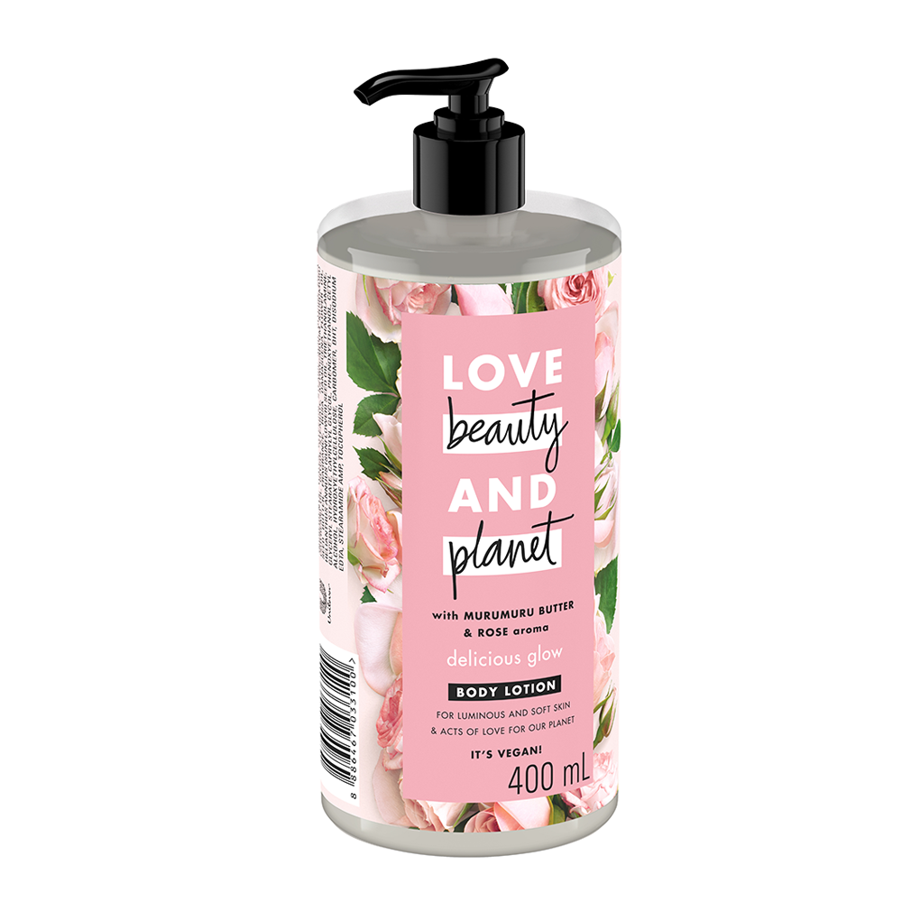 Sữa Dưỡng Thể Sáng Hồng Da Love Beauty&Planet Delicious Glow Body Lotion 400Ml