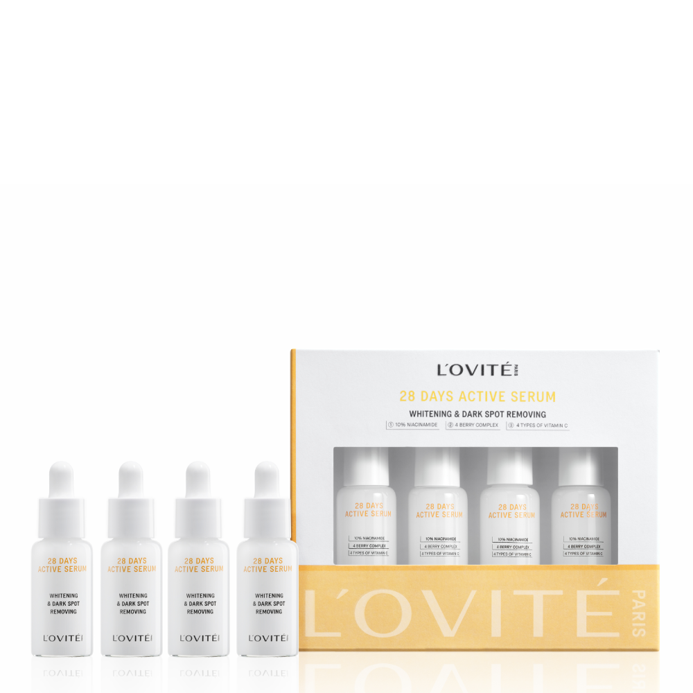 Tinh Chất Làm Sáng Da, Mờ Đốm Nâu Lovite 28 Days Active Serum Whitening & Dark Spot Removing 40Ml