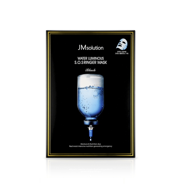 Mặt Nạ Giấy Jmsolution Water Luminous S.o.s Linger Mask Black
