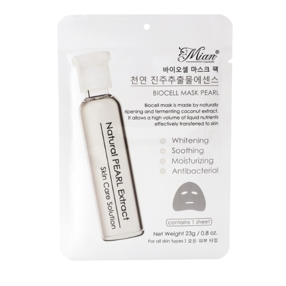 Mặt Nạ Cao Cấp Làm Sáng Da Mian Biocell Mask Pearl 23G