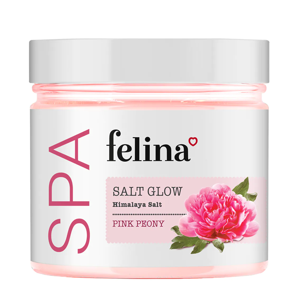 Muối Biển Tẩy Tế Bào Chết Chiết Xuất Hoa Mẫu Đơn Felina Salt Glow Pink Peony 500G