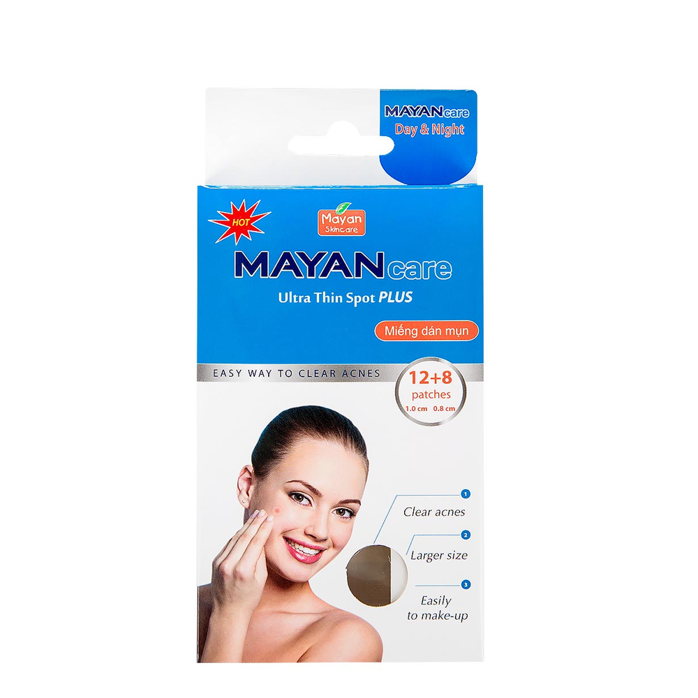 Miếng Dán Mụn Mayan Care Ultra Thin Spot Plus
