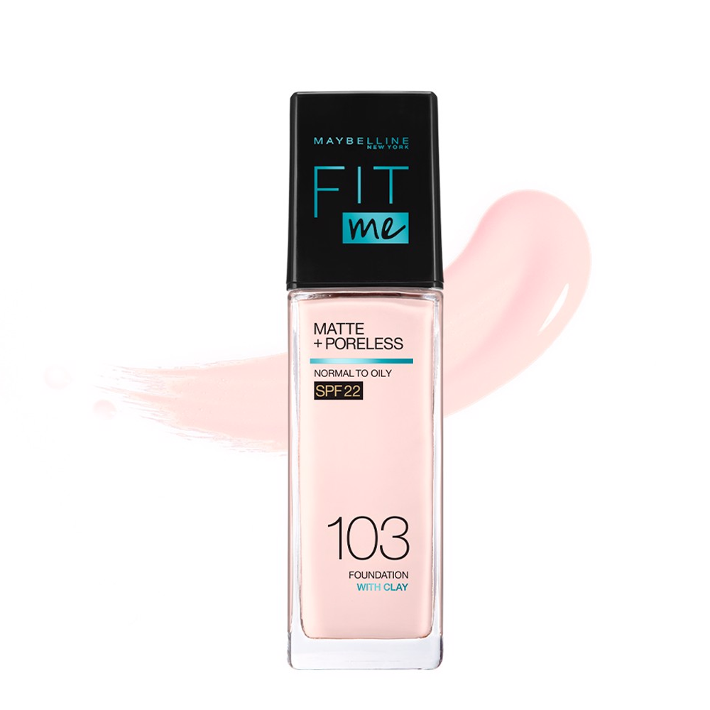 Kem Nền Maybelline Fit Me Matte+Poreless 30Ml 103 Fair [Không Đổi Trả, Hsd Từ Tháng 07/2022 Đến Tháng 09/2022]