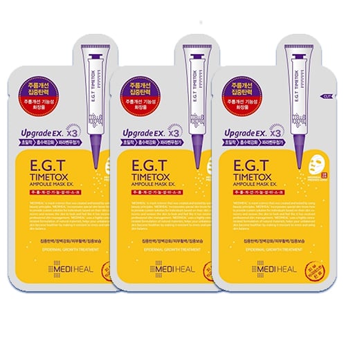Set 03 Mặt Nạ Tái Tạo Da Mediheal E.g.t Timetox Ampoule Mask Ex. 25Ml