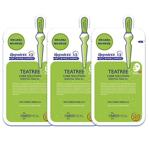 Set 03 Mặt Nạ Ngăn Ngừa Mụn Mediheal Teatree Care Solution Essential Mask Ex 24Ml