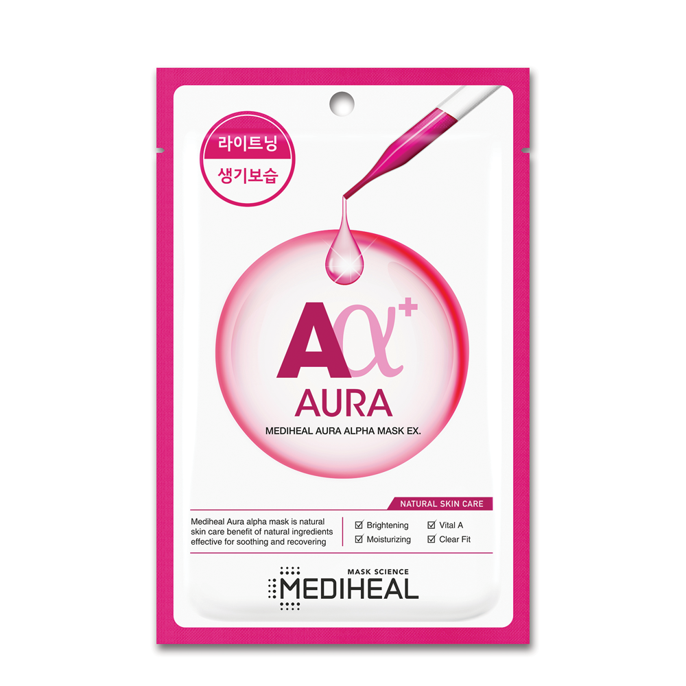 Mặt Nạ Dưỡng Sáng Da Mediheal Aura Alpha Mask Ex 23Ml