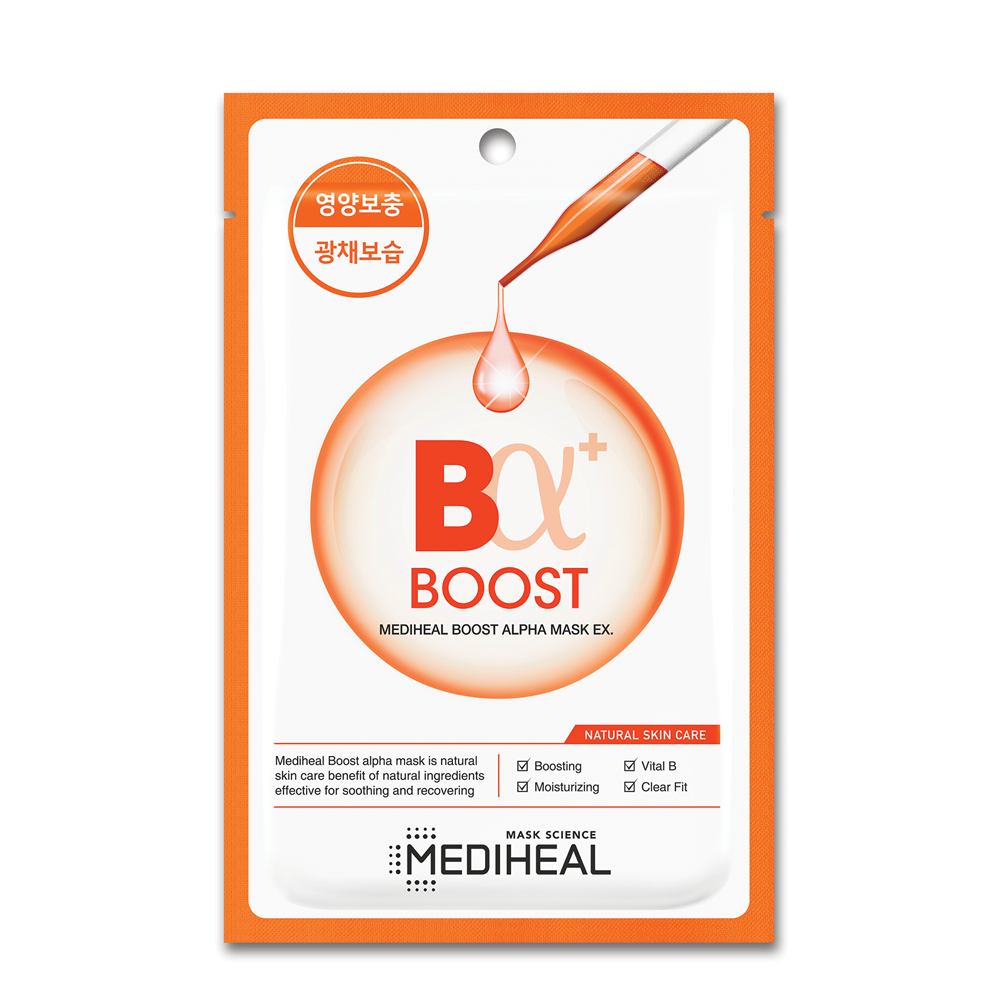 Mặt Nạ Làm Mịn, Đều Màu Da Mediheal Boost Alpha Mask Ex 23Ml