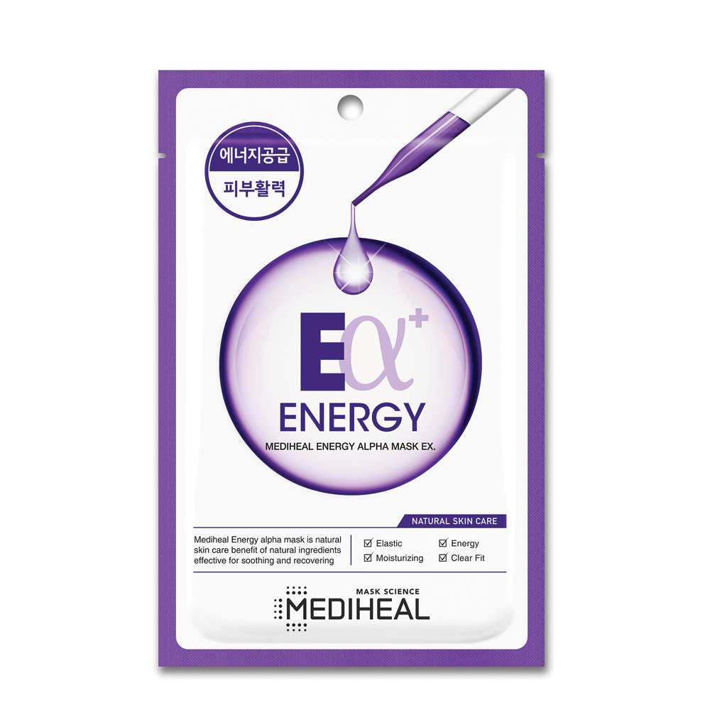 Mặt Nạ Giấy Phục Hồi Sinh Khí Làn Da Mediheal Energy Alpha Mask Ex 23Ml