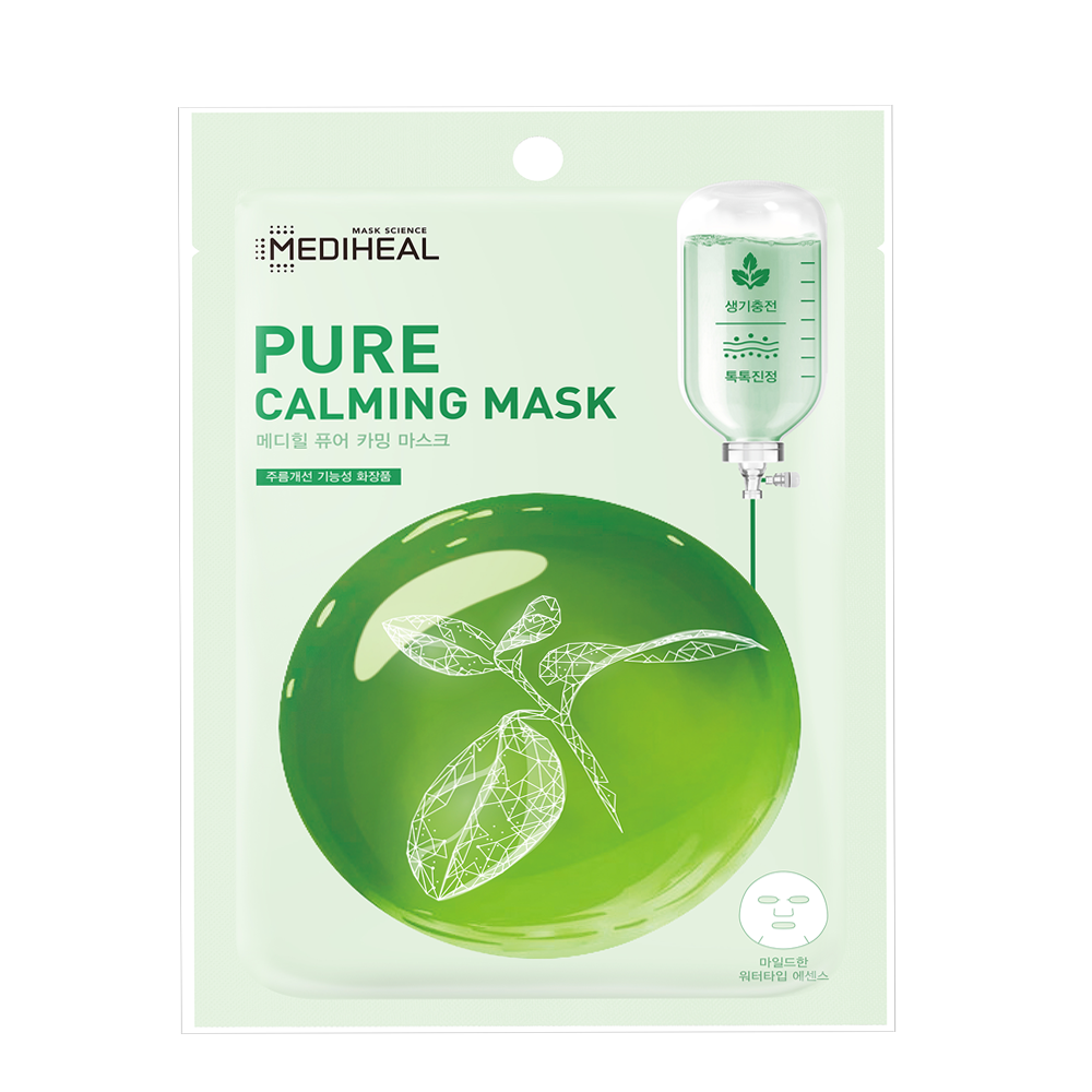 Mặt Nạ Làm Dịu Da, Se Mịn Lỗ Chân Lông Mediheal Pure Calming Mask 20Ml