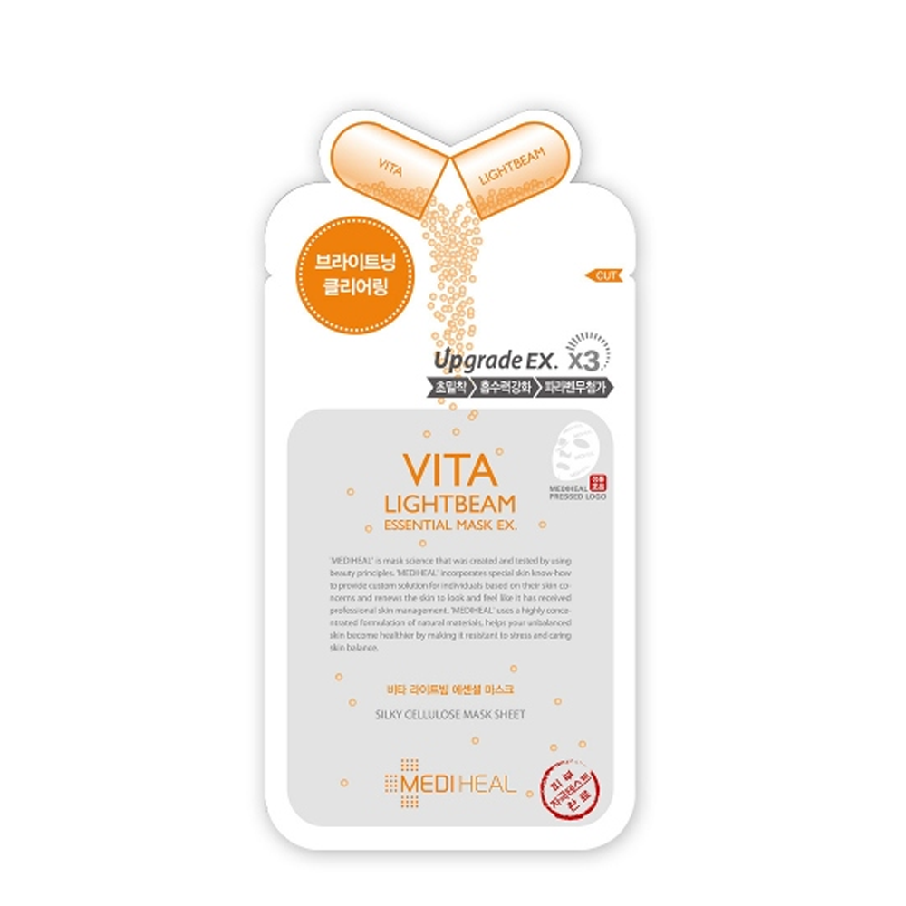 Mặt Nạ Dưỡng Sáng Da Mediheal Vita Lightbeam Essential Mask Ex 24Ml