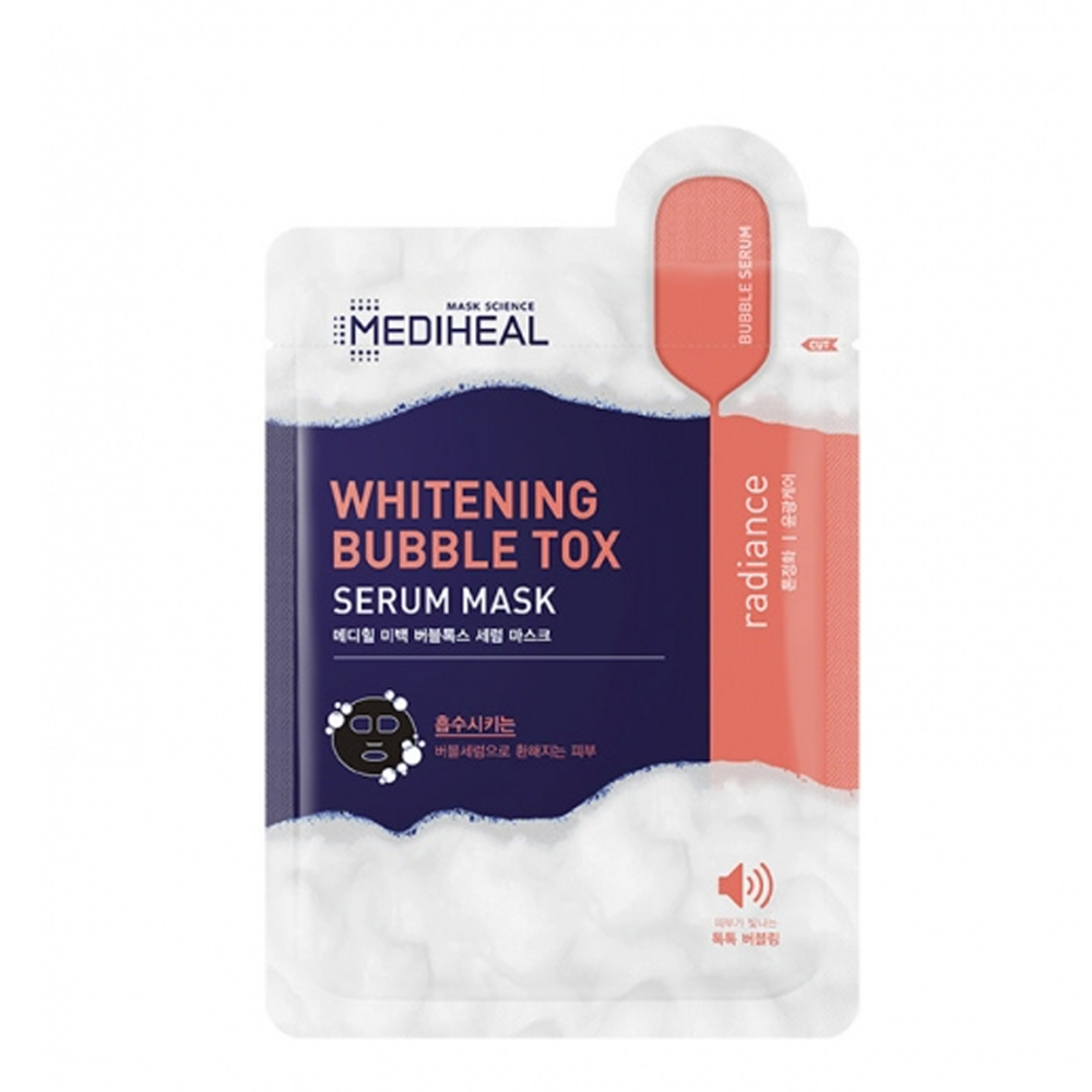 Mặt Nạ Giấy Thải Độc, Làm Sáng Da Mediheal Whitening Bubble Tox Serum Mask 21Ml