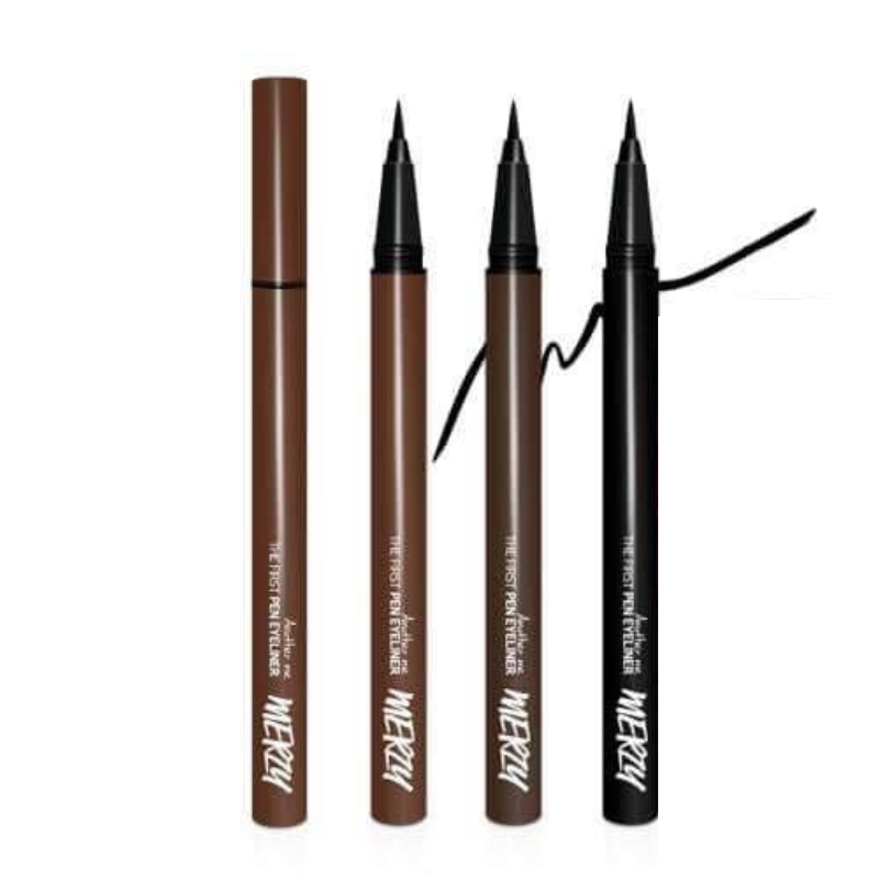 Bút Kẻ Viền Mắt Lâu Trôi Merzy The First Pen Eyeliner 0.5G
