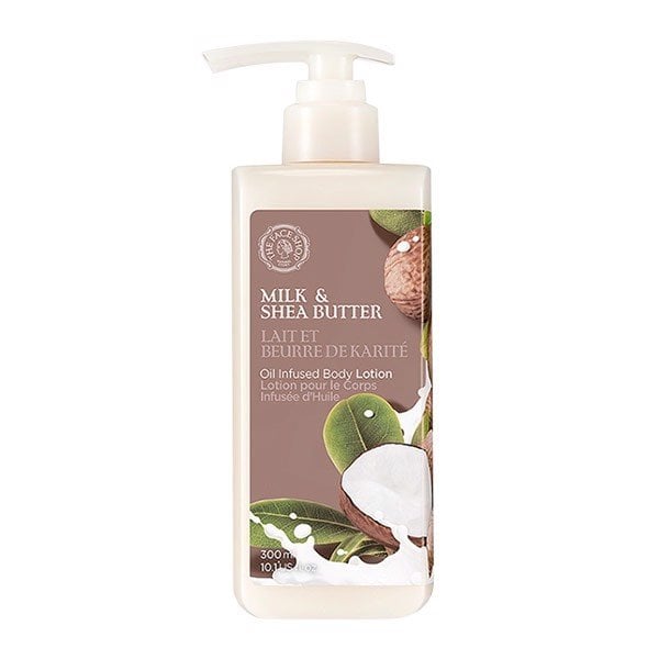 Sữa Dưỡng Thể Milk & Shea Butter Oil Infused Body Lotion 300Ml