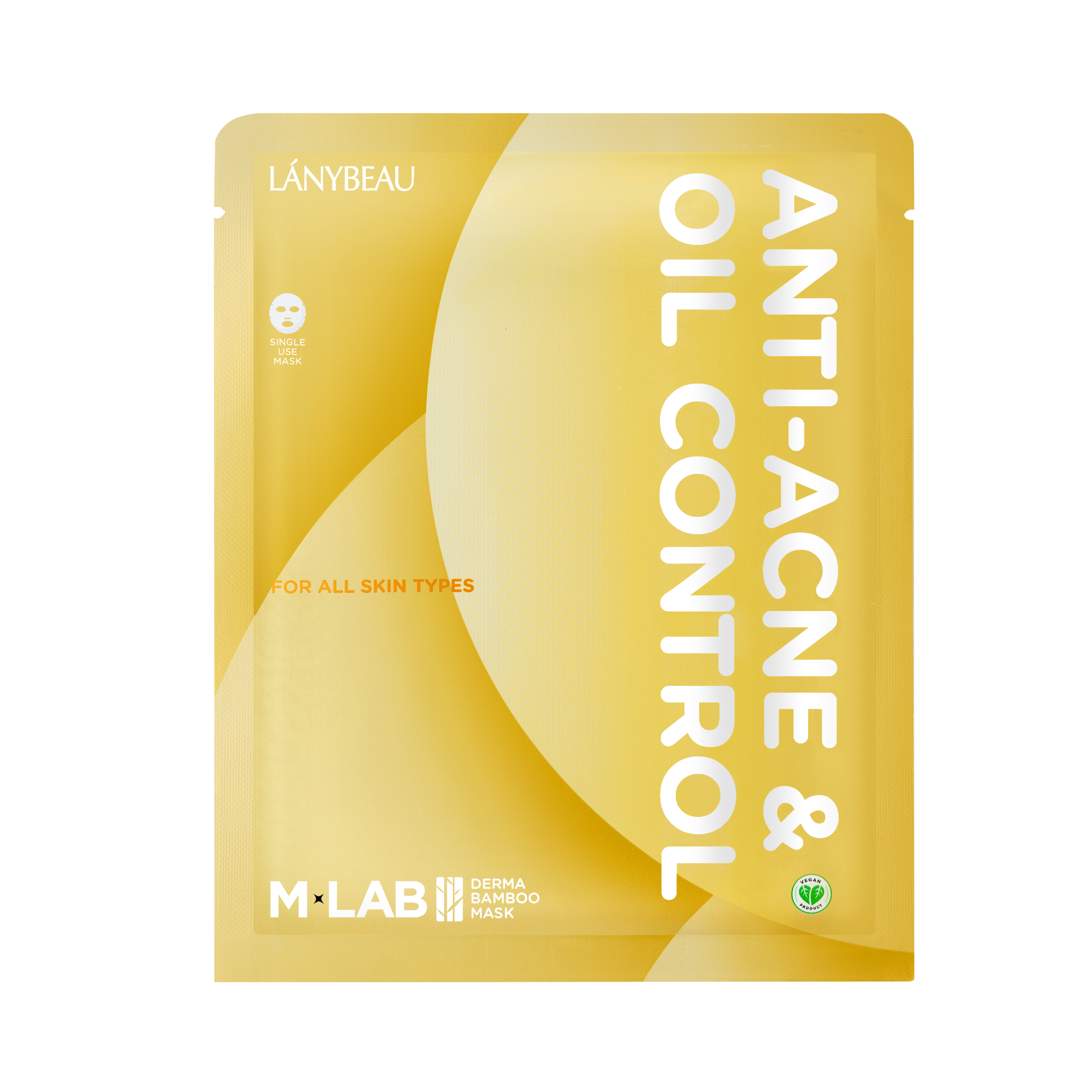 Mặt Nạ Sợi Tre M - Lab Ngừa Mụn Và Kiểm Soát Dầu M - Lab Derma Bamboo Mask Anti Acne & Oil Control 28G