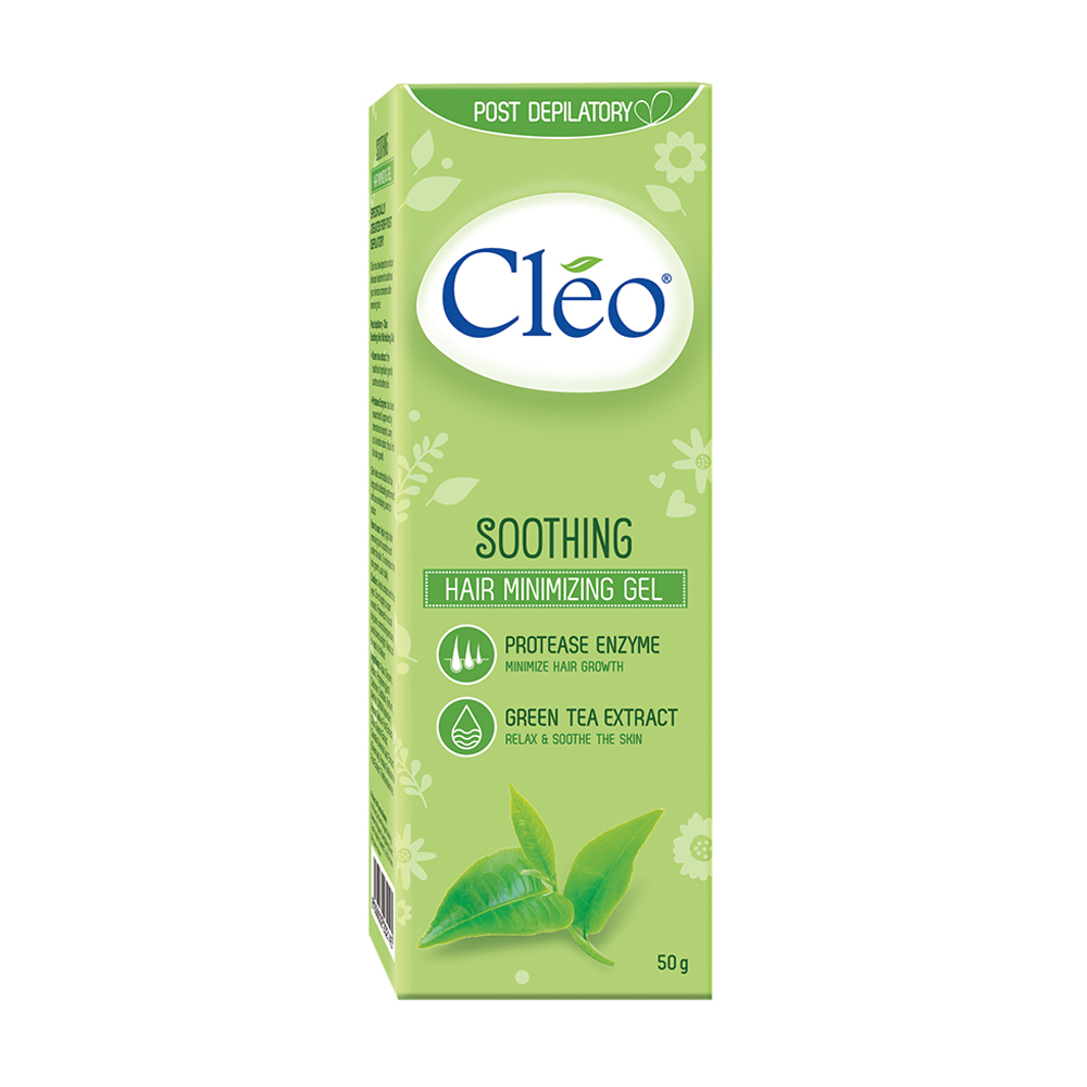 Kem Làm Dịu Da Sau Tẩy Lông Giúp Chậm Mọc Lông Cléo - Soothing Hair Minimizing Gel 50G