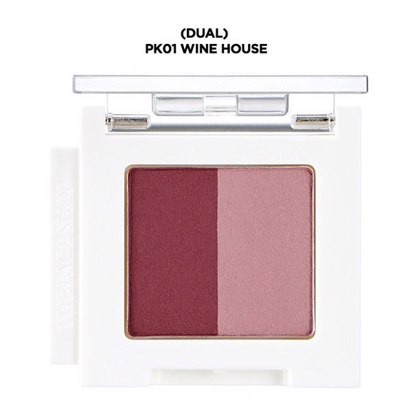 Màu Mắt Trang Điểm Mono Cube Eyeshadow (Dual) Pk01 Wine House
