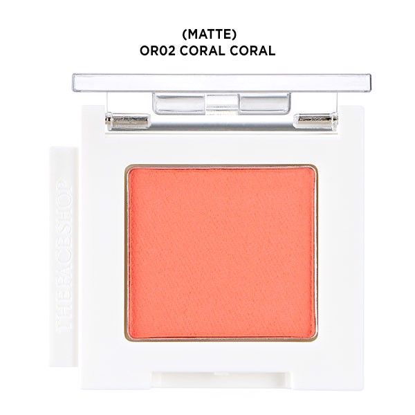 Màu Mắt Dạng Lì Mono Cube Eyeshadow (Matte) Or02 Coral Coral