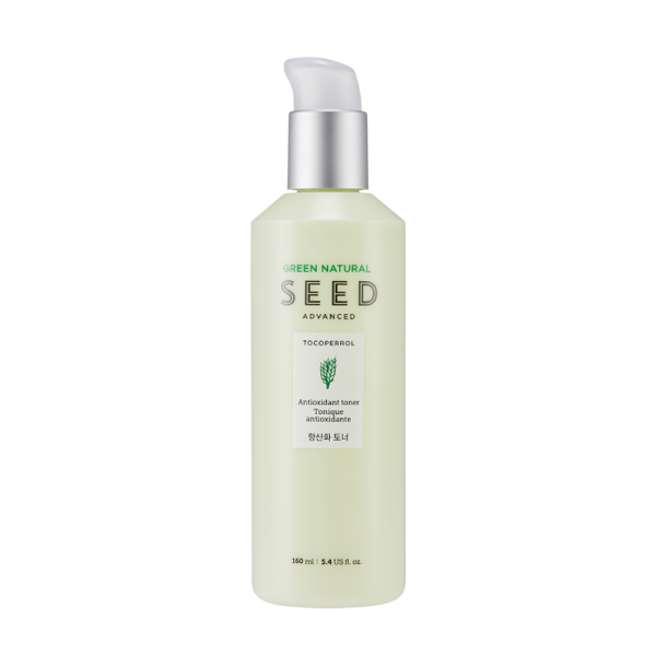 Nước Cân Bằng Chống Lão Hóa Da Thefaceshop Green Natural Seed Anti Oxid Toner 160Ml
