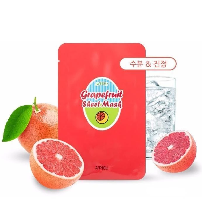Mặt Nạ Giấy Cung Cấp Nước A'pieu Grapefruit & Sparkling Sheet Mask 23G