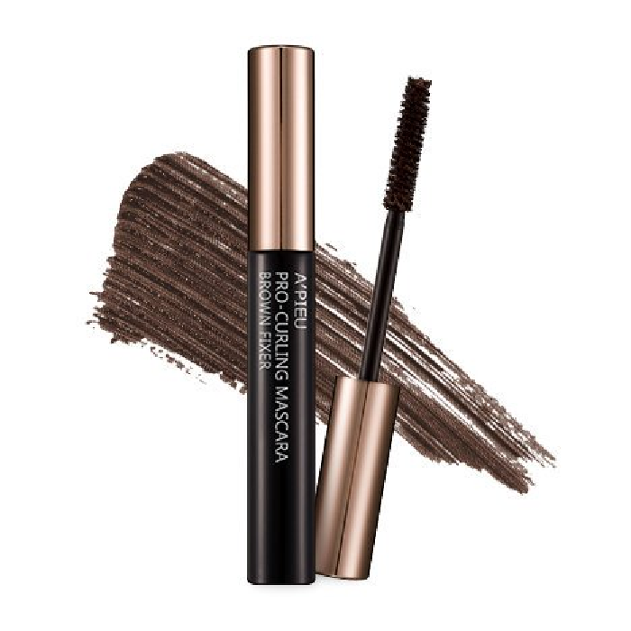 Mascara Chải Mi A'pieu Pro Curling Brown Fixer Mascara