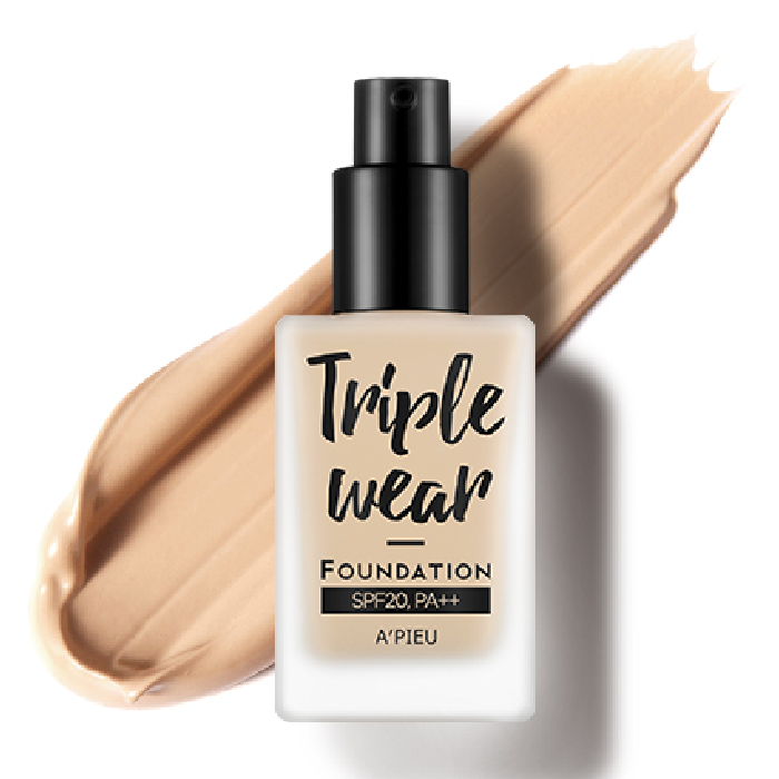 Kem Nền Trang Điểm A'pieu Triple Wear Foundation Spf20/Pa++ (No.4/Beige)
