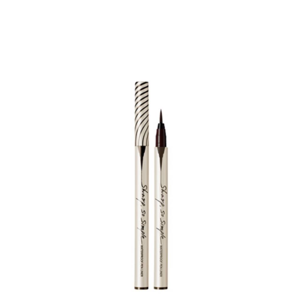 Viền Mắt Dạng Bút Lông Tiện Lợi C Sharp, So Simple Waterproof Pen Liner 02 Brown