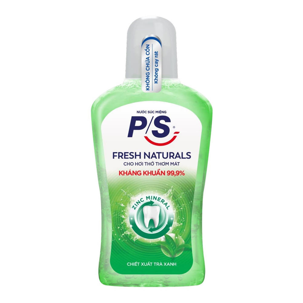 Nước Súc Miệng Bảo Vệ Răng Miệng P/S Fresh Naturals 500Ml