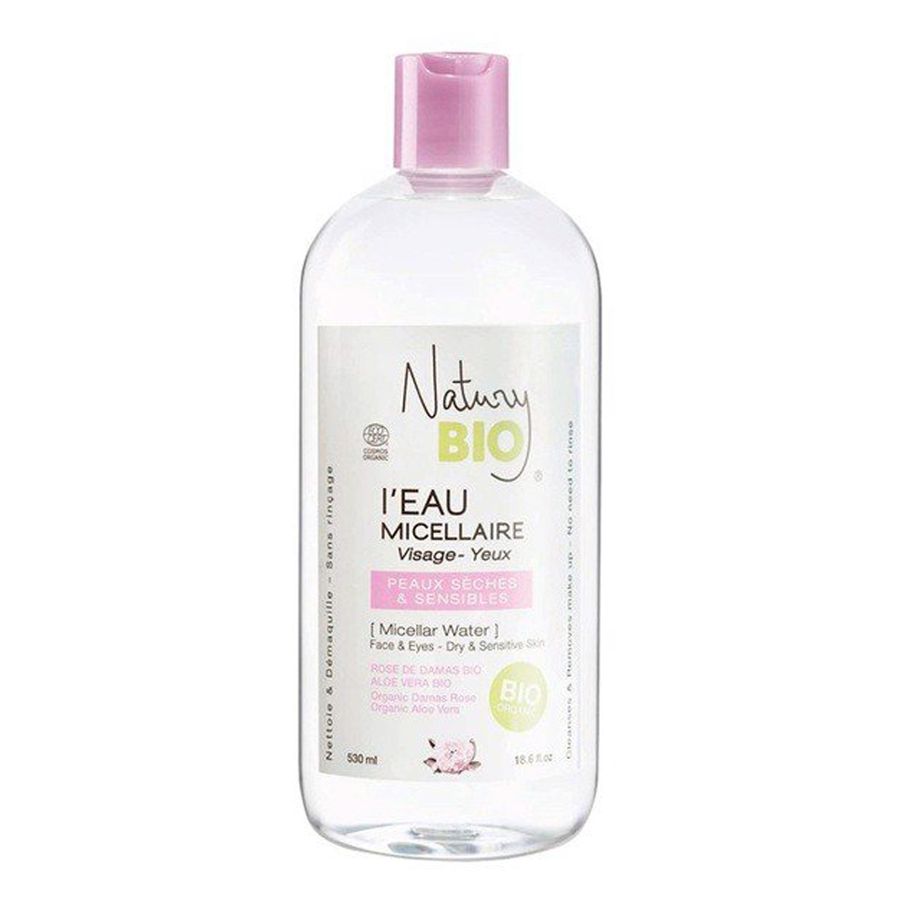 Nước Tẩy Trang Cho Da Khô/Da Nhạy Cảm Natury Bio Eau Micellar Peaux Secheset Sensi