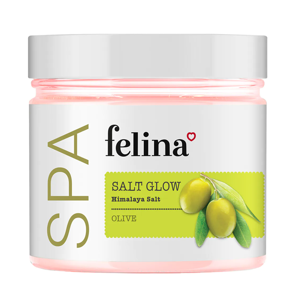 Muối Tẩy Tế Bào Chết Chiết Xuất Olive Felina Salt Glow Olive 500G