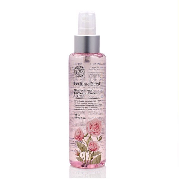 Xịt Dưỡng Thể Hương Nước Hoa Thefaceshop Perfume Seed Rose Body Mist 155Ml