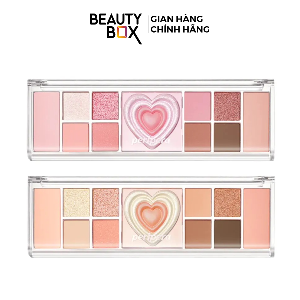 B06_Bảng Phấn Mắt & Má Hồng Peripera All Take Mood Like Palette 8G