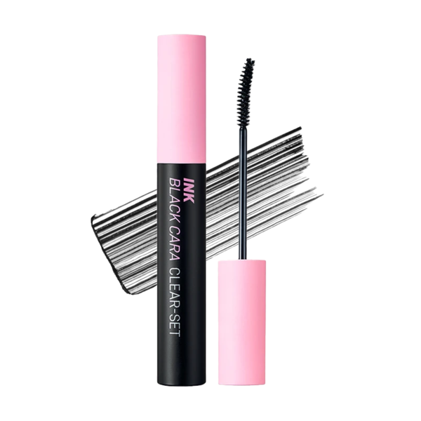Mascars Làm Cong Mi Tự Nhiên Peripera Ink Black Cara #03 Clear - Set Curling