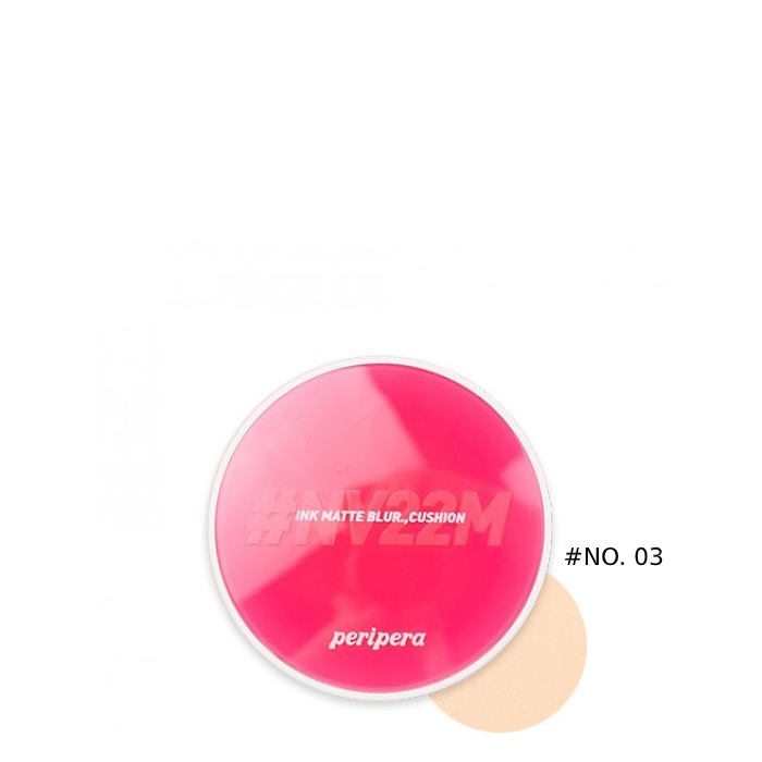 Phấn Nước Kiềm Dầu Peripera Ink Matte Blur Cushion (03 Honey Beige) 14G