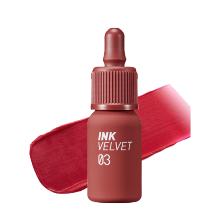 Son Tint Hiệu Ứng Nhung Mịn Peripera Ink Velvet 4G 3 Red Only