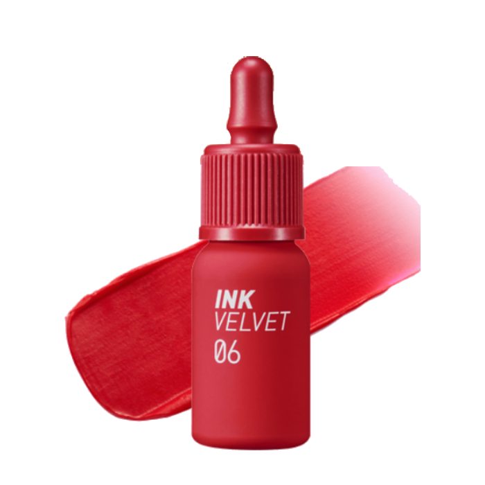 Son Tint Hiệu Ứng Nhung Mịn Peripera Ink Velvet #6 Purdy Red [Giới Hạn 1 Sản Phẩm/Đơn Hàng]