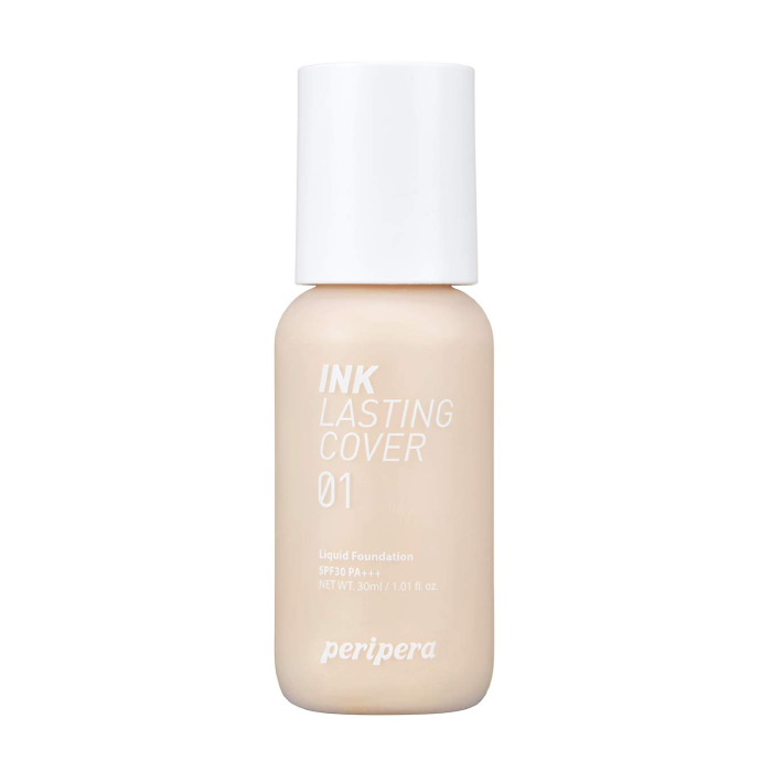 Kem Nền Trang Điểm Peripera Inklasting Cover Foundation 30Ml (01 Ivory)