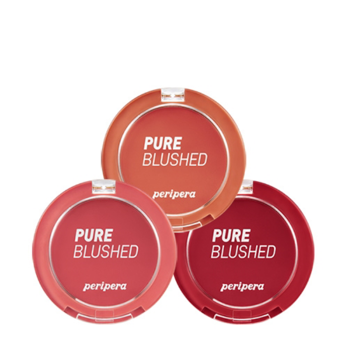Má Hồng Hiệu Ứng Căng Mượt Peripera Pure Blushed Velvet Cheek 4G