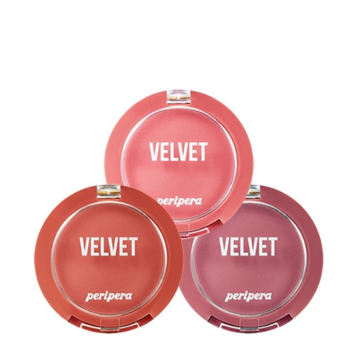 Má Hồng Hiệu Ứng Căng Mượt Peripera Pure Blushed Velvet Cheek (Pink Moment Collection) 4G