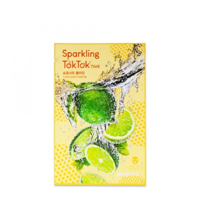 Mặt Nạ Giấy Peripera Sparkling Toktok Time Mask Sheet 18G (#1 Cool Lime Clearing)
