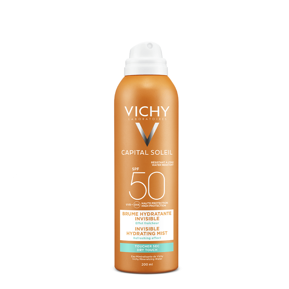 Xịt Chống Nắng Toàn Thân Vichy Idéal Capital Soleil Invisible Hydrating Mist Spf50 Pa+++  200Ml [Không Đổi Trả, Hsd Từ Tháng 10/2022 Đến Tháng 12/2022]