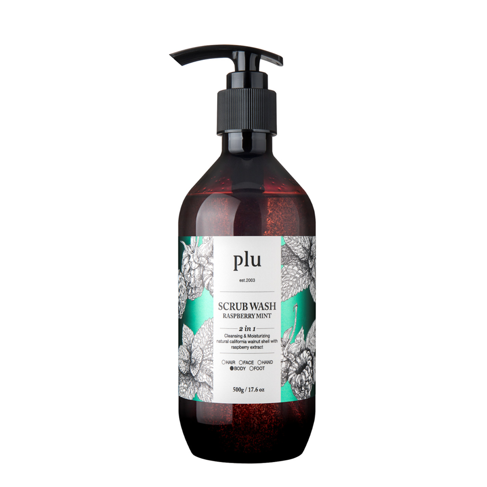 Sữa Tắm Làm Sạch Da Chết Plu Scrub Wash 500G