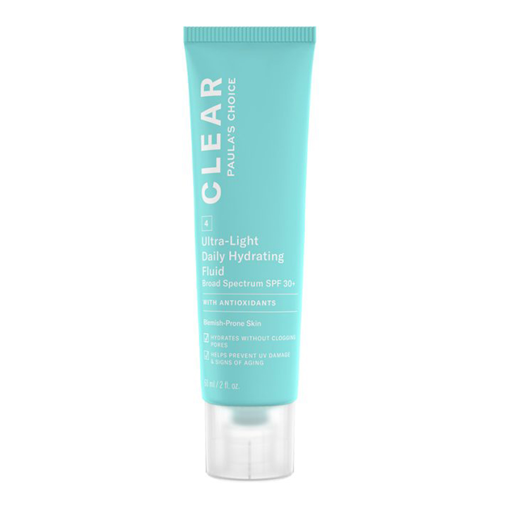Kem Dưỡng Da Chống Nắng Cho Da Mụn Clear Ultra - Light Daily Hydrating Fluid Broad Spectrum Spf 30+ 60Ml [Không Đổi Trả, Hsd Tháng 01/2023]