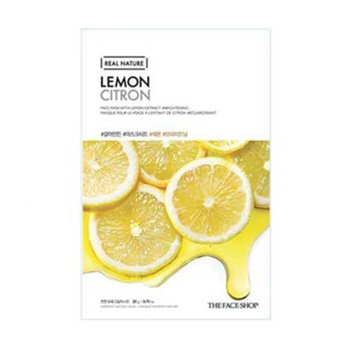 Mặt Nạ Làm Sáng Da Thefaceshop Real Nature Lemon 20G