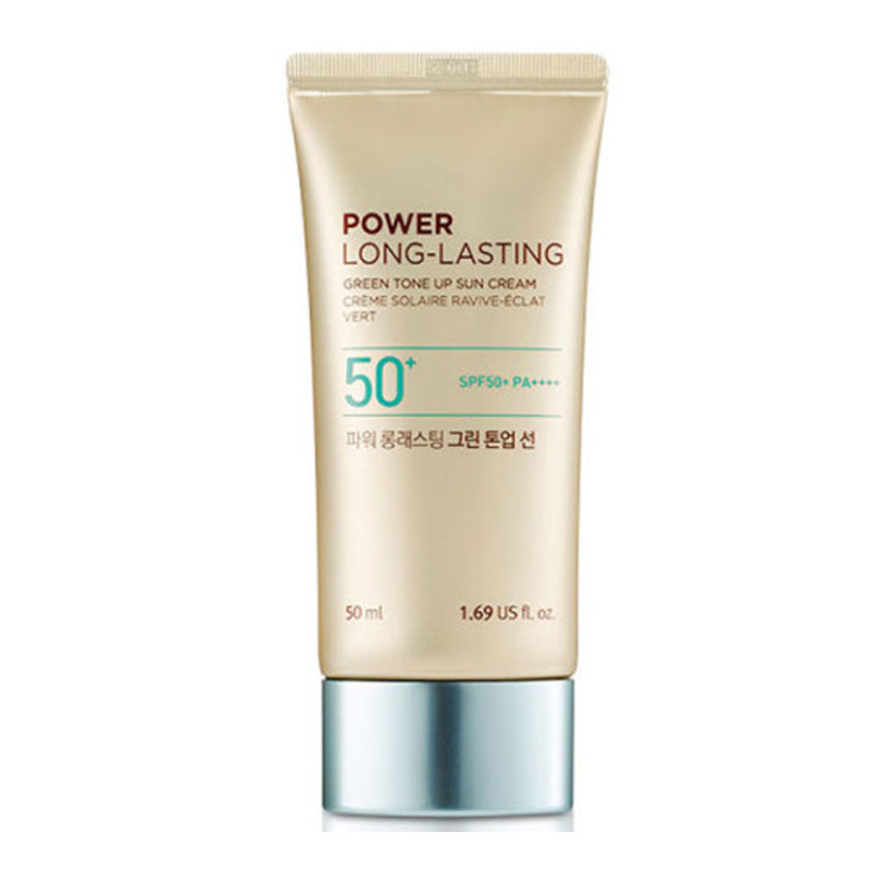 Kem Chống Nắng Nâng Tông Dịu Da Power Long Lasting Green Tone Up Sun Cream 50Ml